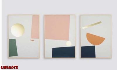 File tranh File gốc in bộ tranh decor treo tráng gương canvas GB16672 (gốc) chủ đề trừu tượng