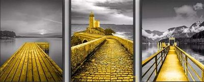 File gốc File gốc in bộ tranh decor treo tráng gương canvas GB16684 (trang trí) cho phòng khách