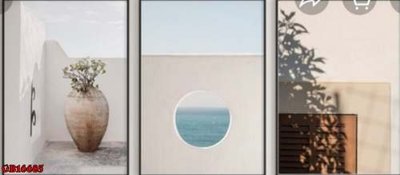 File PSD File gốc in bộ tranh decor treo tráng gương canvas GB16685 (gốc) cho in quảng cáo