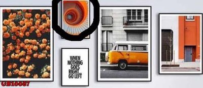 File gốc File gốc in bộ tranh decor treo tráng gương canvas GB16687 (in lụa) trang trí tường