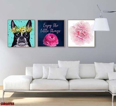 File gốc File gốc in bộ tranh decor treo tráng gương canvas GB16733 (in lụa) tranh thuận buồm
