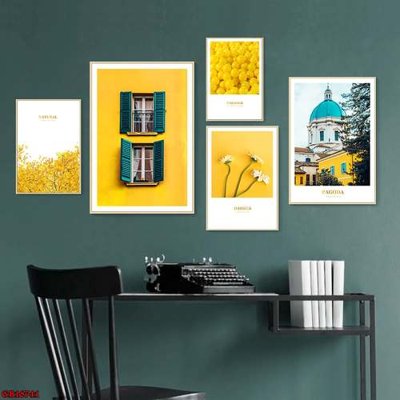Chi tiết file gốc File gốc in bộ tranh decor treo tráng gương canvas GB16741 (cho in tráng gương)