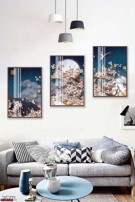 Tệp tin gốc File gốc in bộ tranh decor treo tráng gương canvas GB16818 (dùng cho in ấn) chuyên nghiệp