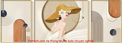 File PSD File gốc in bộ tranh decor treo tráng gương canvas GB18015 (bản gốc) dễ dàng edit