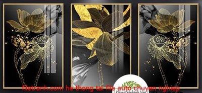 File gốc File gốc in bộ tranh decor treo tráng gương canvas GB18156 (in tráng gương) nghệ thuật