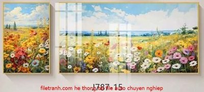 Ảnh gốc file in lụa File gốc in bộ tranh decor treo tráng gương canvas GB18174 chi tiết