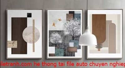 File gốc File gốc in bộ tranh decor treo tráng gương canvas GB18176 (in mica) làm quà tặng