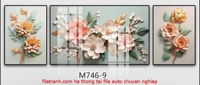 Mua file ảnh gốc File gốc in bộ tranh decor treo tráng gương canvas GB18183 (chất lượng cao)
