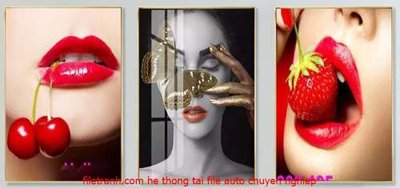 Tải file File gốc in bộ tranh decor treo tráng gương canvas GB18209 (gốc) in trên mọi chất liệu