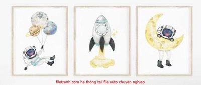 File tranh File gốc in bộ tranh decor treo tráng gương canvas GB18215 (gốc) in backlit film