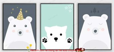 File tranh gốc PSD File gốc in bộ tranh decor treo tráng gương canvas GB18217 còn nguyên layer