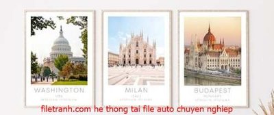 File gốc File gốc in bộ tranh decor treo tráng gương canvas GB18224 (PSD/TIFF) độ phân giải cao