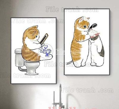 File PSD File gốc in bộ tranh decor treo tráng gương canvas GB20000 (bản gốc) cho nhà in