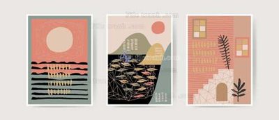 File ảnh File gốc in bộ tranh decor treo tráng gương canvas GB20023 (gốc) trang trí khách sạn