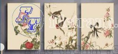 File gốc File gốc in bộ tranh decor treo tráng gương canvas GB20044 (cho in 3D) độc đáo