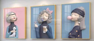 File gốc in ấn File gốc in bộ tranh decor treo tráng gương canvas GB20048 chuẩn màu CMYK