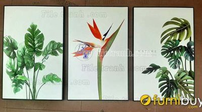 File tranh File gốc in bộ tranh decor treo tráng gương canvas GB20051 (file gốc) chủ đề phong thủy