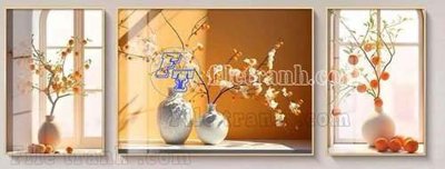 File tranh File gốc in bộ tranh decor treo tráng gương canvas GB20061 (gốc) chủ đề trừu tượng