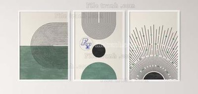 Tải về file gốc File gốc in bộ tranh decor treo tráng gương canvas GB20067 (chuẩn in ấn)