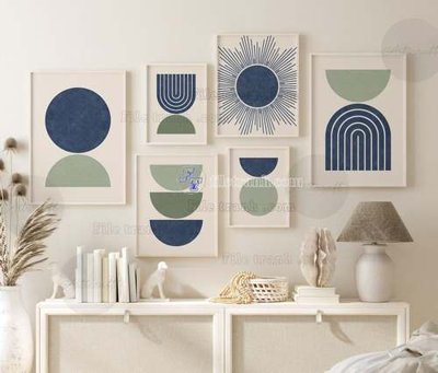 Tải về hình ảnh gốc File gốc in bộ tranh decor treo tráng gương canvas GB20105 sắc nét