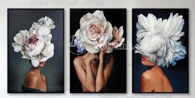 Tải file File gốc in bộ tranh decor treo tráng gương canvas GB20177 (gốc) in trên mọi chất liệu