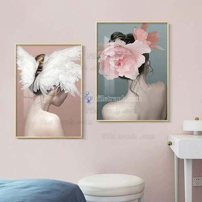 Chi tiết file gốc File gốc in bộ tranh decor treo tráng gương canvas GB20181 (cho in tráng gương)