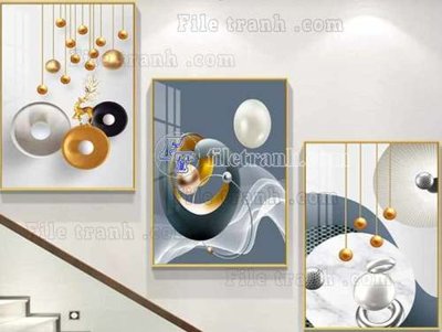 Download file gốc File gốc in bộ tranh decor treo tráng gương canvas GB20193 (in mica) logo