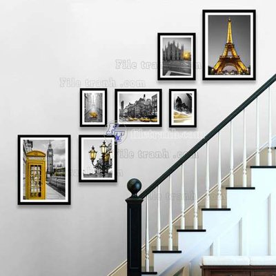 Tải file gốc File gốc in bộ tranh decor treo tráng gương canvas GB20209 (in bạt) quảng cáo
