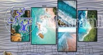 Tải file gốc in lụa File gốc in bộ tranh decor treo tráng gương canvas GB20227 siêu nét