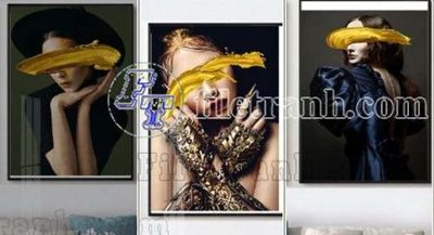 File ảnh gốc File gốc in bộ tranh decor treo tráng gương canvas GB20332 (chuyên in mica)