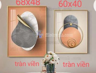 Tải file File gốc in bộ tranh decor treo tráng gương canvas GB20347 (gốc) in trên mọi chất liệu