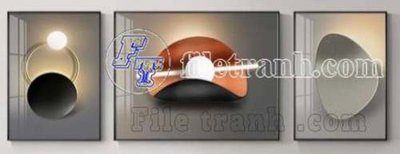 Mua file gốc File gốc in bộ tranh decor treo tráng gương canvas GB20348 (in ấn) tại Filetranh.com