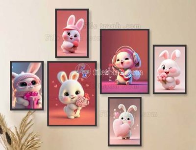 File tranh in trần 3D File gốc in bộ tranh decor treo tráng gương canvas GB20358 (ảnh gốc)