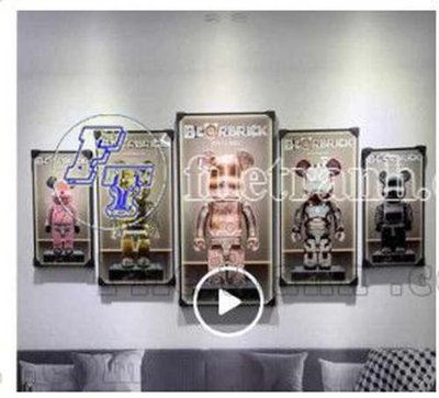 File gốc File gốc in bộ tranh decor treo tráng gương canvas GB20359 (chuẩn màu) cho in offset