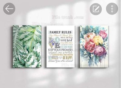 Chi tiết file gốc File gốc in bộ tranh decor treo tráng gương canvas GB20447 (cho in tráng gương)