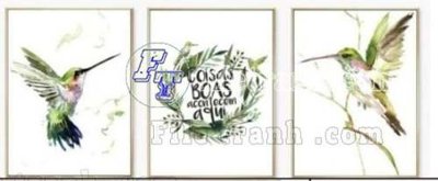 Ảnh gốc File gốc in bộ tranh decor treo tráng gương canvas GB20488 (siêu chi tiết) để in ấn