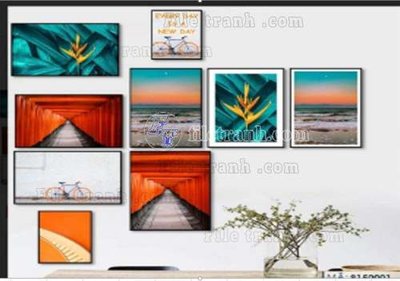 Ảnh mô tả file gốc in mica File gốc in bộ tranh decor treo tráng gương canvas GB20494