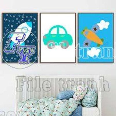 Tải file File gốc in bộ tranh decor treo tráng gương canvas GB20509 (gốc) in ấn chất lượng