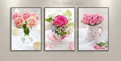 File ảnh File gốc in bộ tranh decor treo tráng gương canvas GB20527 (gốc) cho trang trí nhà hàng