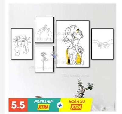 File PSD File gốc in bộ tranh decor treo tráng gương canvas GB20529 (nguyên bản) cho thiết kế