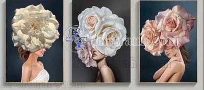 File gốc File gốc in bộ tranh decor treo tráng gương canvas GB20543 (cho in UV) siêu nét