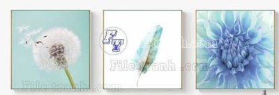 Tải file tranh gốc File gốc in bộ tranh decor treo tráng gương canvas GB20564 chất lượng cao