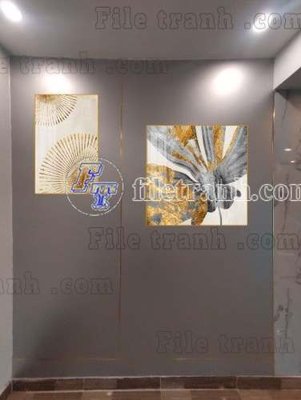 Tải file File gốc in bộ tranh decor treo tráng gương canvas GB20604 (gốc) in ấn ngay lập tức