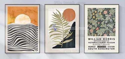 File in ấn File gốc in bộ tranh decor treo tráng gương canvas GB20622 chuyên nghiệp