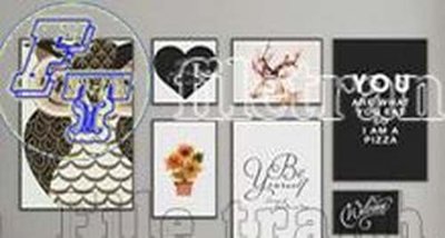 File gốc in mica File gốc in bộ tranh decor treo tráng gương canvas GB20632 chất lượng