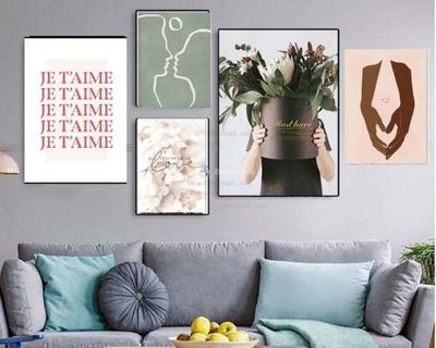 File tranh File gốc in bộ tranh decor treo tráng gương canvas GB20642 (gốc) chủ đề trẻ em