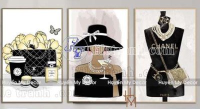 File tranh File gốc in bộ tranh decor treo tráng gương canvas GB20773 (ảnh gốc) in trần 3D