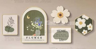 Mua file gốc File gốc in bộ tranh decor treo tráng gương canvas GB20778 (chất lượng) tại Filetranh.com