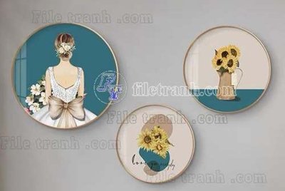 Download file gốc File gốc in bộ tranh decor treo tráng gương canvas GB20791 (in mica) trang trí
