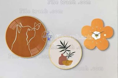 Tải file gốc File gốc in bộ tranh decor treo tráng gương canvas GB20792 (in khổ lớn) không vỡ